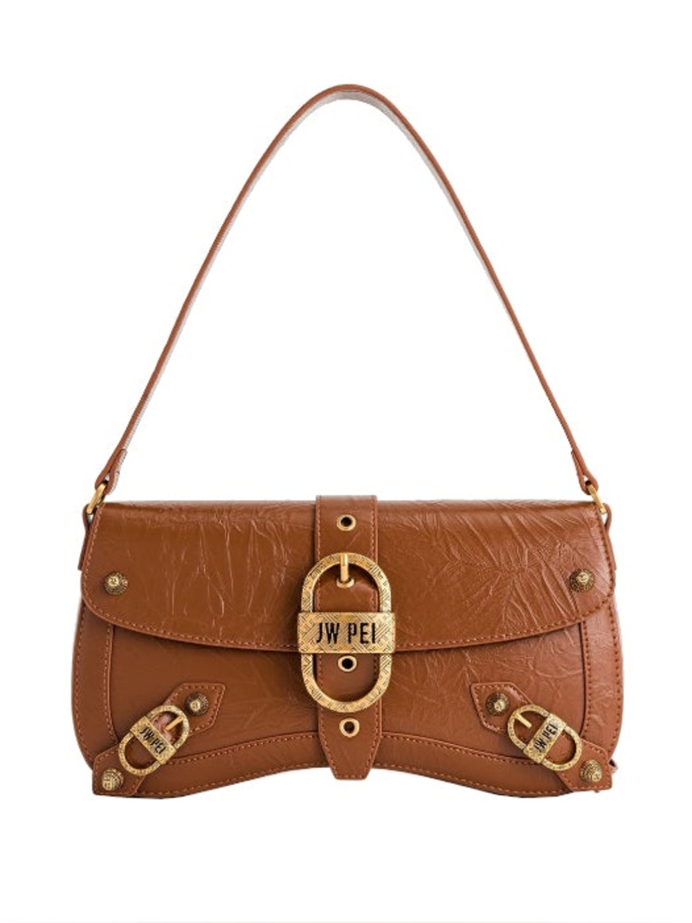 JW PEI Brown Buckle Shoulder Bag 🤎✨